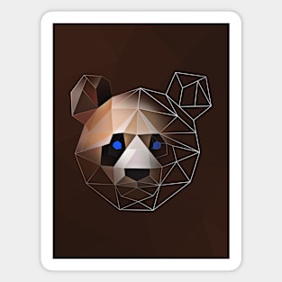 Low Poly Panda Harmony Magnet